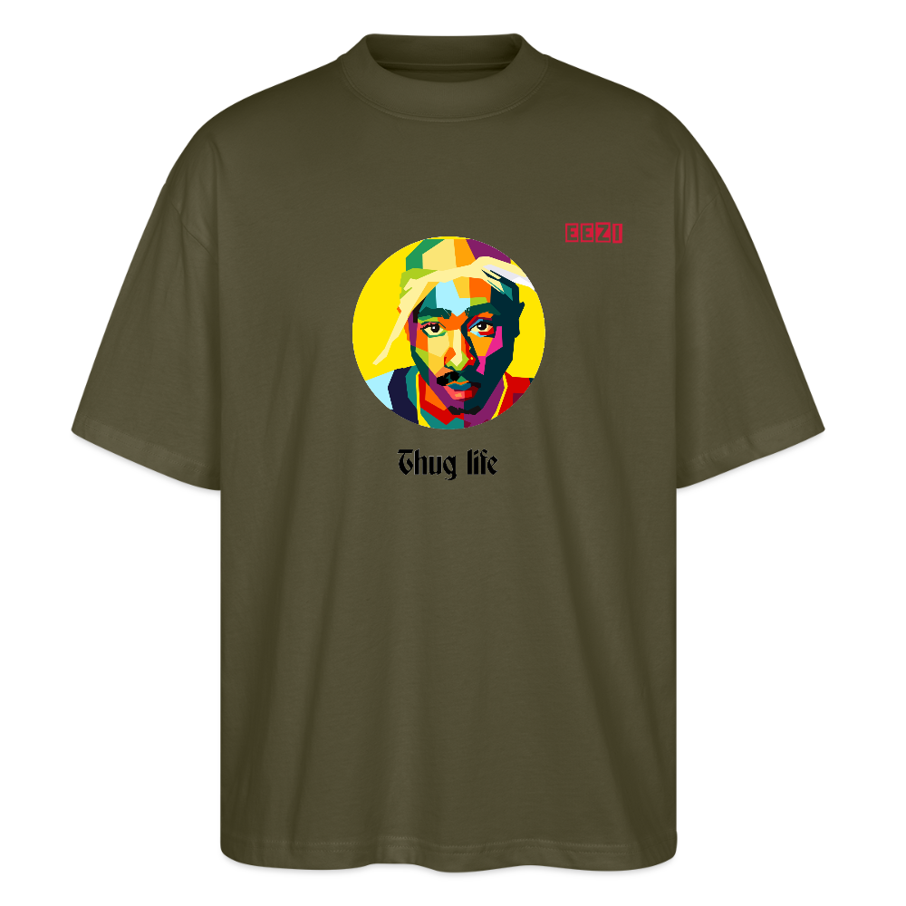 Stanley/Stella Oversized Unisex Organic T-shirt Blaster TUPAC - khaki
