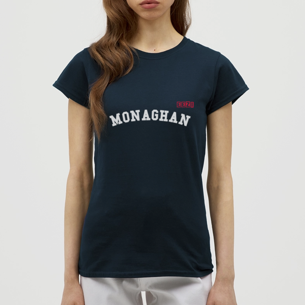 Women's T-Shirt Monaghan Ireland Ladies Tee - navy