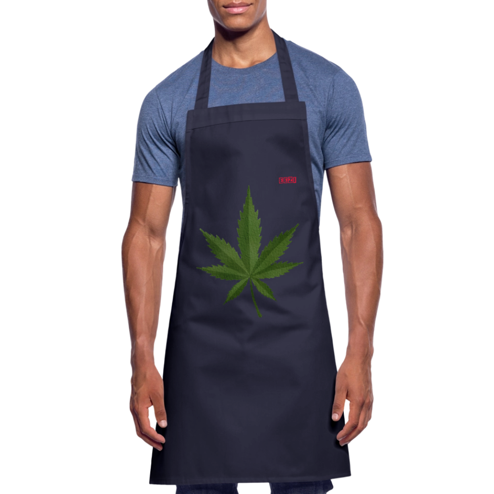 Cooking Apron HERB TIME - navy