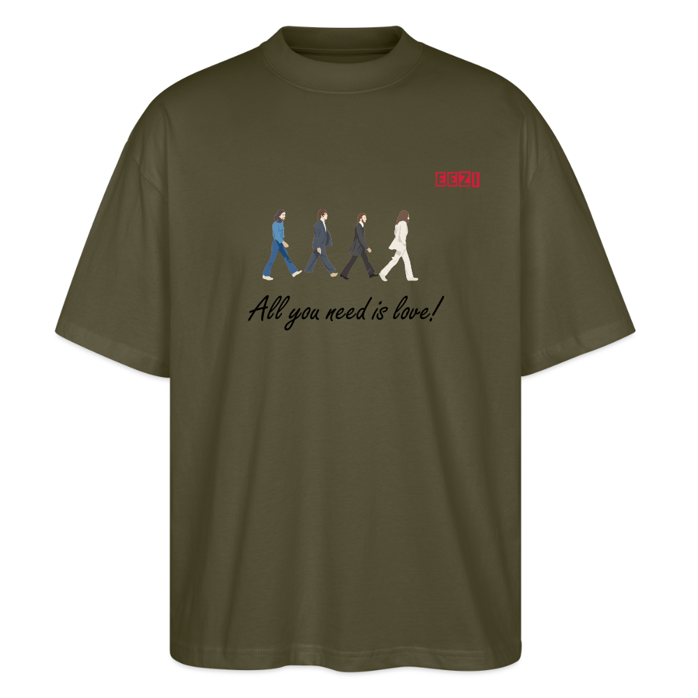 Stanley/Stella Oversized Unisex Organic T-shirt Blaster BEATLES - khaki