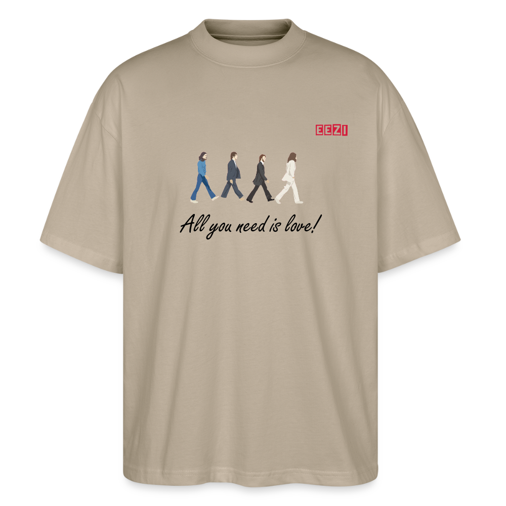 Stanley/Stella Oversized Unisex Organic T-shirt Blaster BEATLES - stone