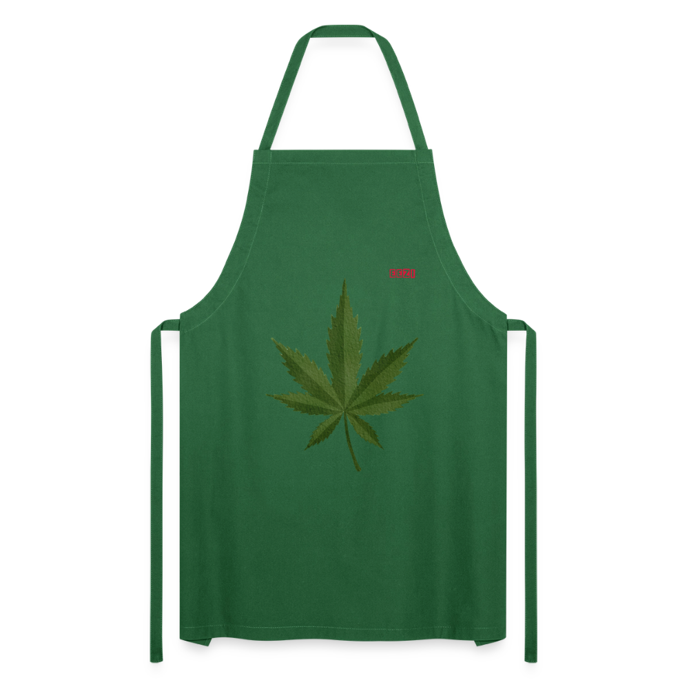 Cooking Apron HERB TIME - green