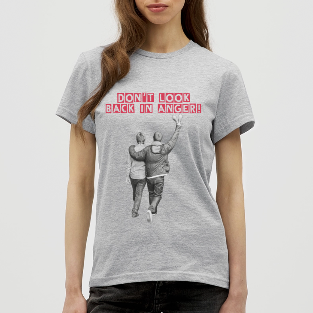 EEZI DONT LOOM BACK WOMENS T-Shirt - heather grey