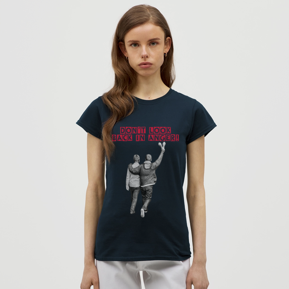 EEZI DONT LOOM BACK WOMENS T-Shirt - navy