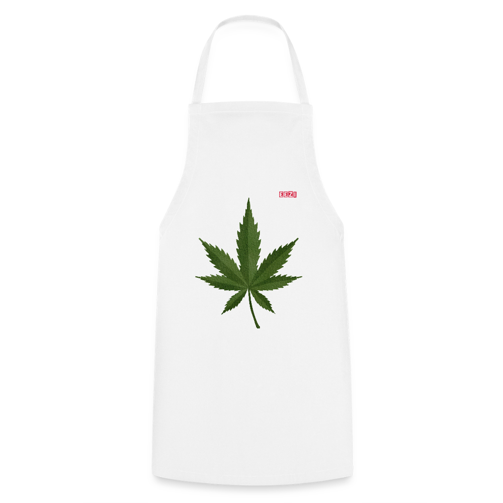 Cooking Apron HERB TIME - white