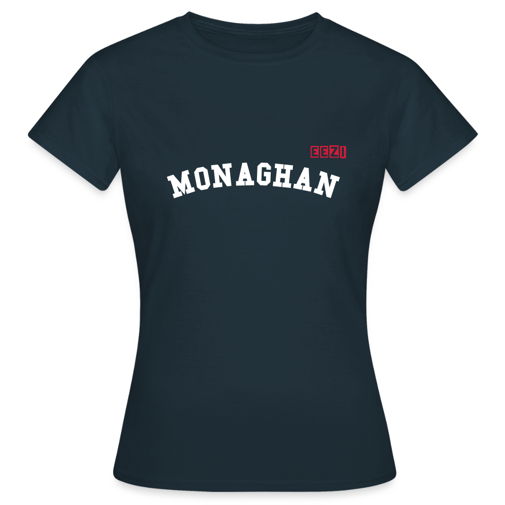 Women's T-Shirt Monaghan Ireland Ladies Tee - navy