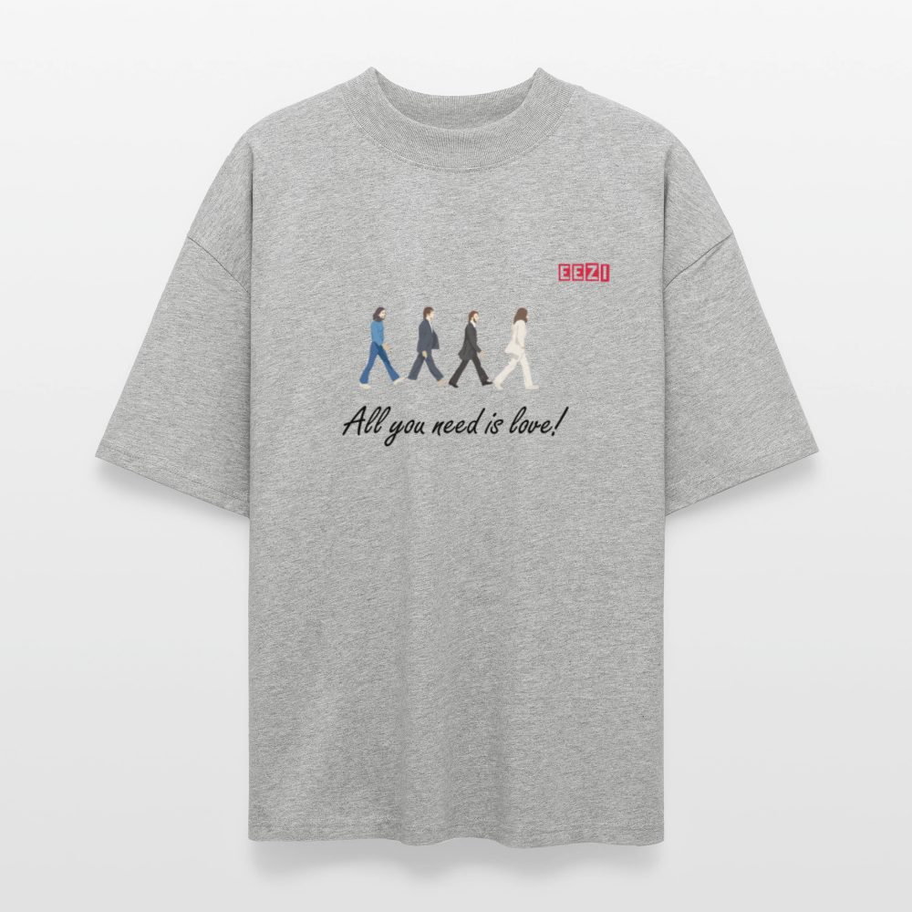 Stanley/Stella Oversized Unisex Organic T-shirt Blaster BEATLES - heather grey