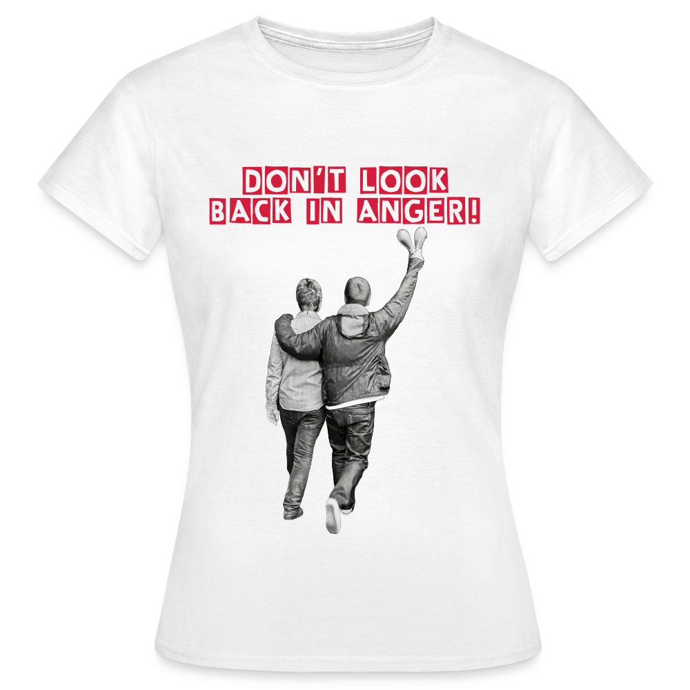 EEZI DONT LOOM BACK WOMENS T-Shirt - white