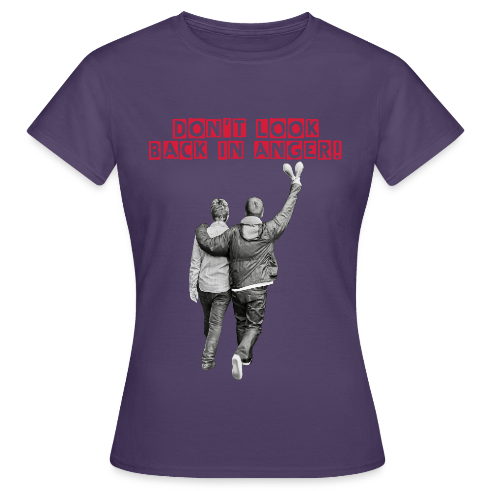EEZI DONT LOOM BACK WOMENS T-Shirt - dark purple