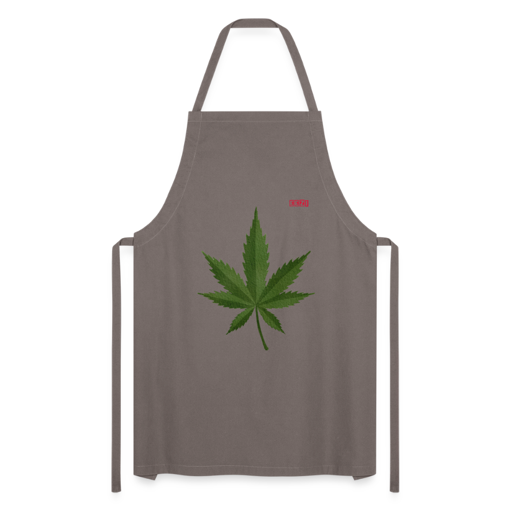 Cooking Apron HERB TIME - grey
