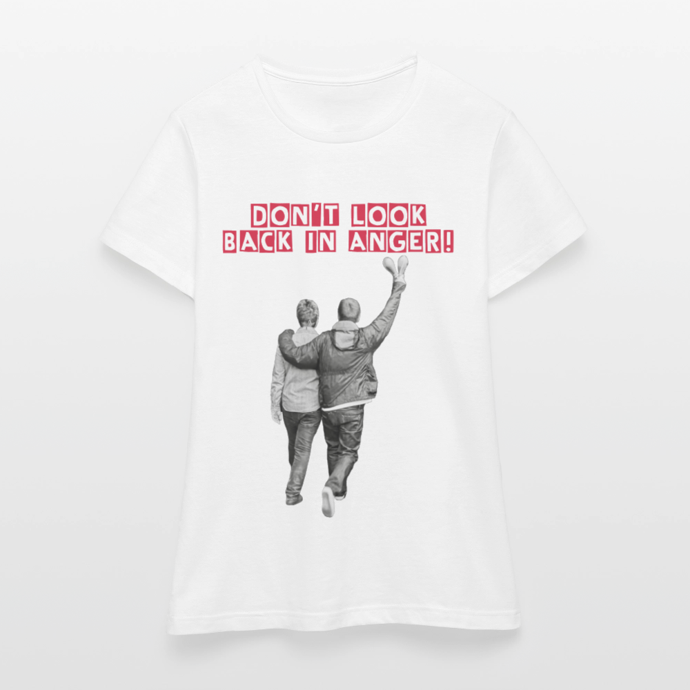 EEZI DONT LOOM BACK WOMENS T-Shirt - white