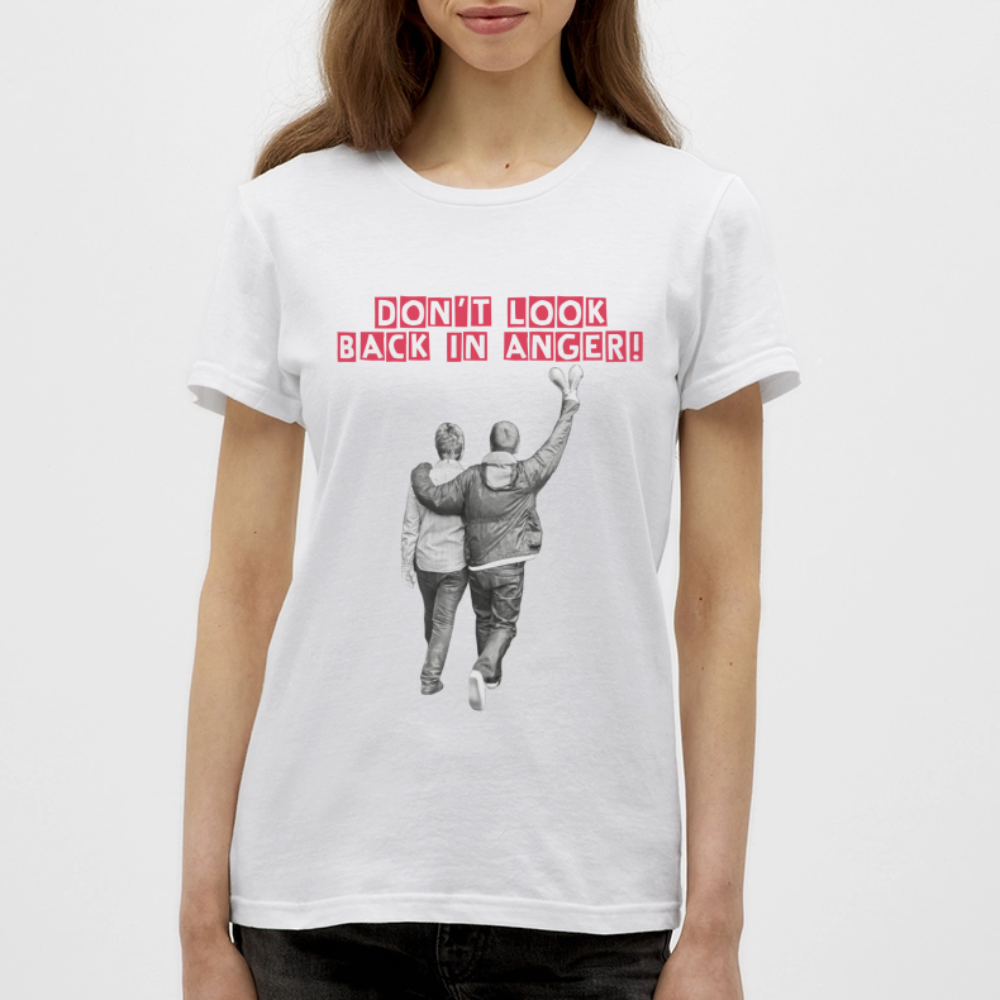 EEZI DONT LOOM BACK WOMENS T-Shirt - white