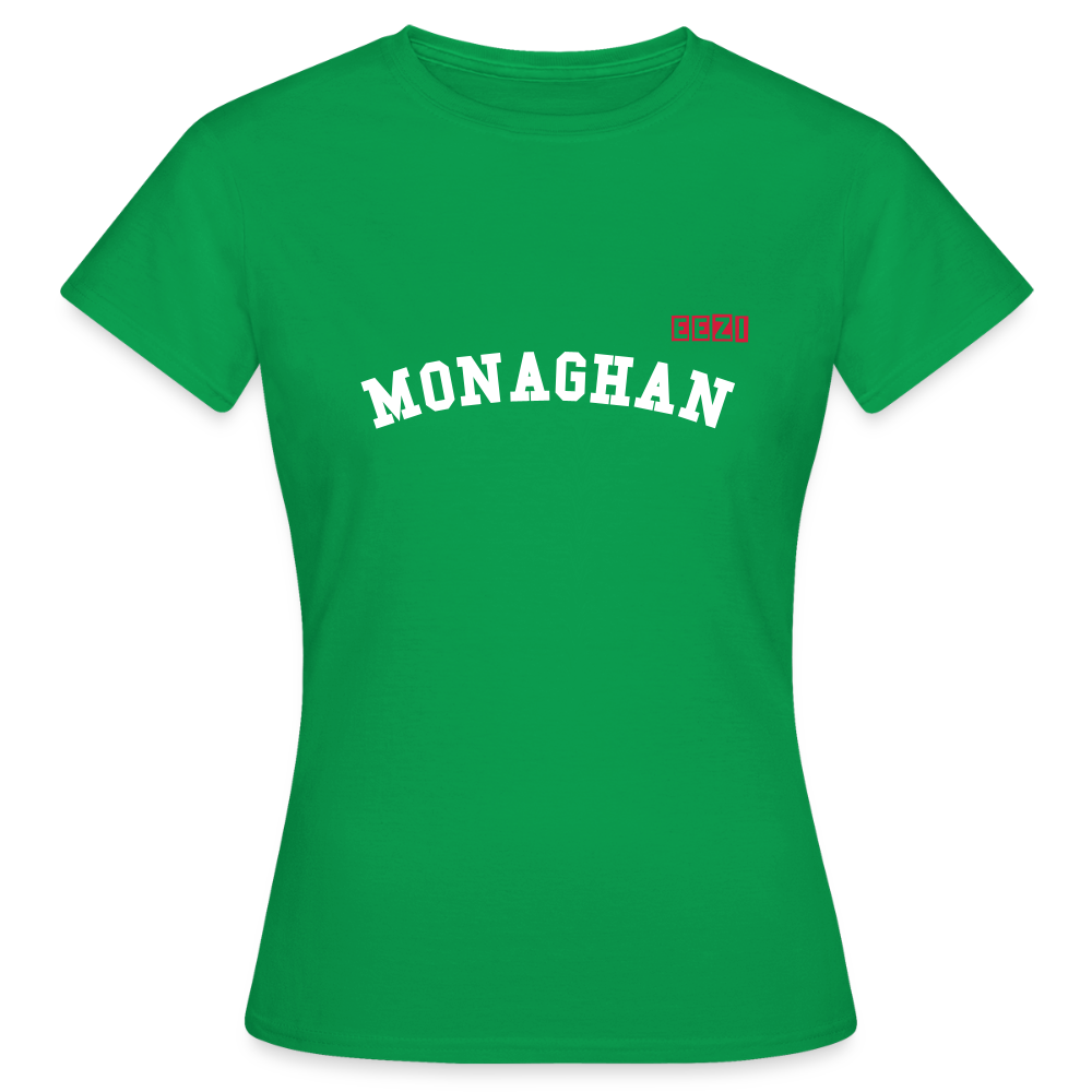 Women's T-Shirt Monaghan Ireland Ladies Tee - kelly green
