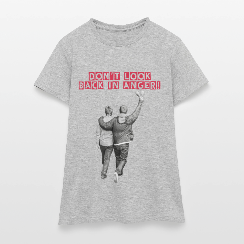 EEZI DONT LOOM BACK WOMENS T-Shirt - heather grey