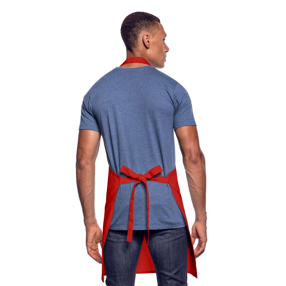 Cooking Apron HERB TIME - red