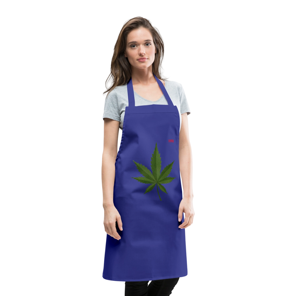Cooking Apron HERB TIME - royal blue