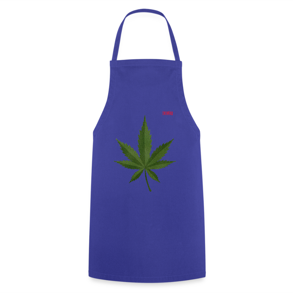 Cooking Apron HERB TIME - royal blue