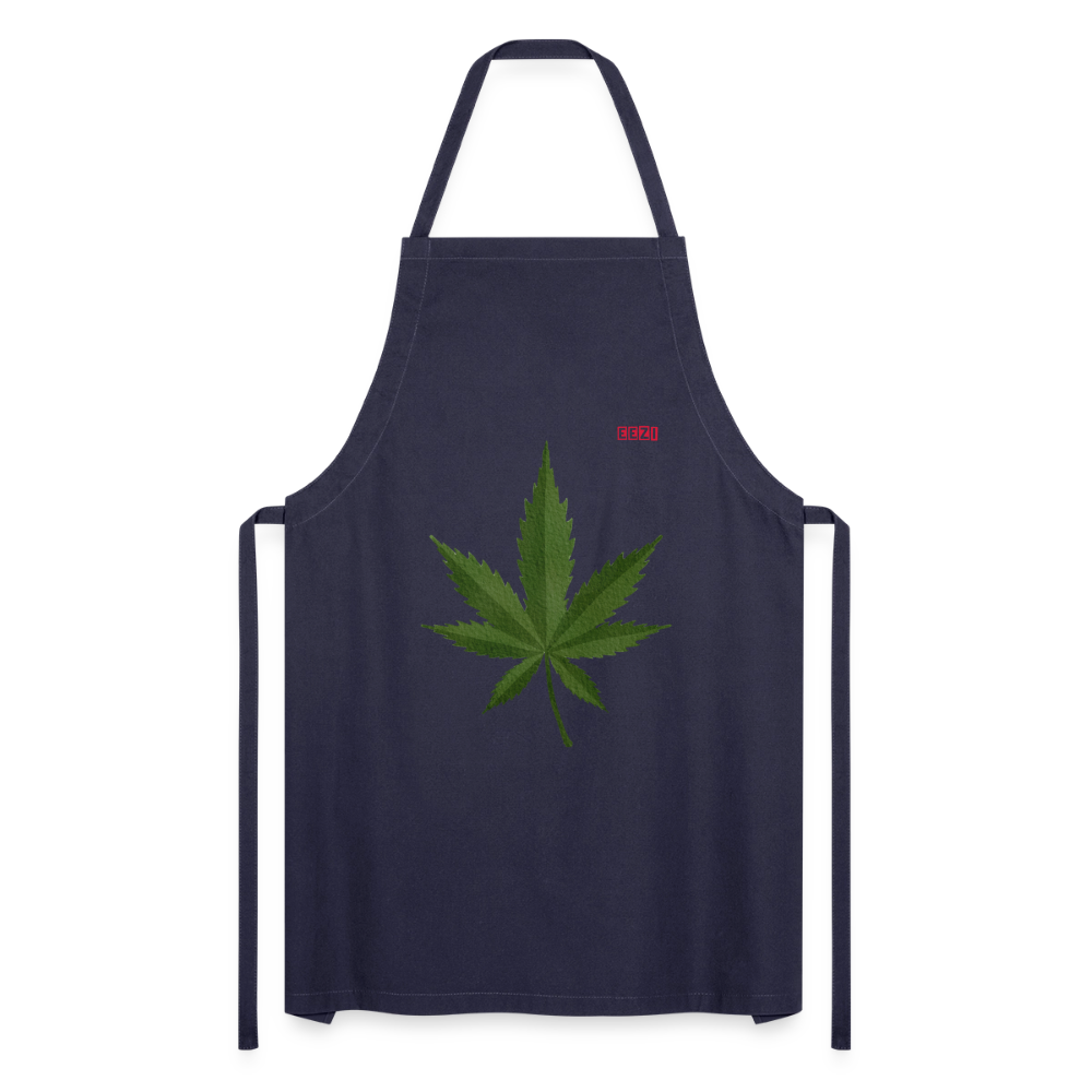 Cooking Apron HERB TIME - navy