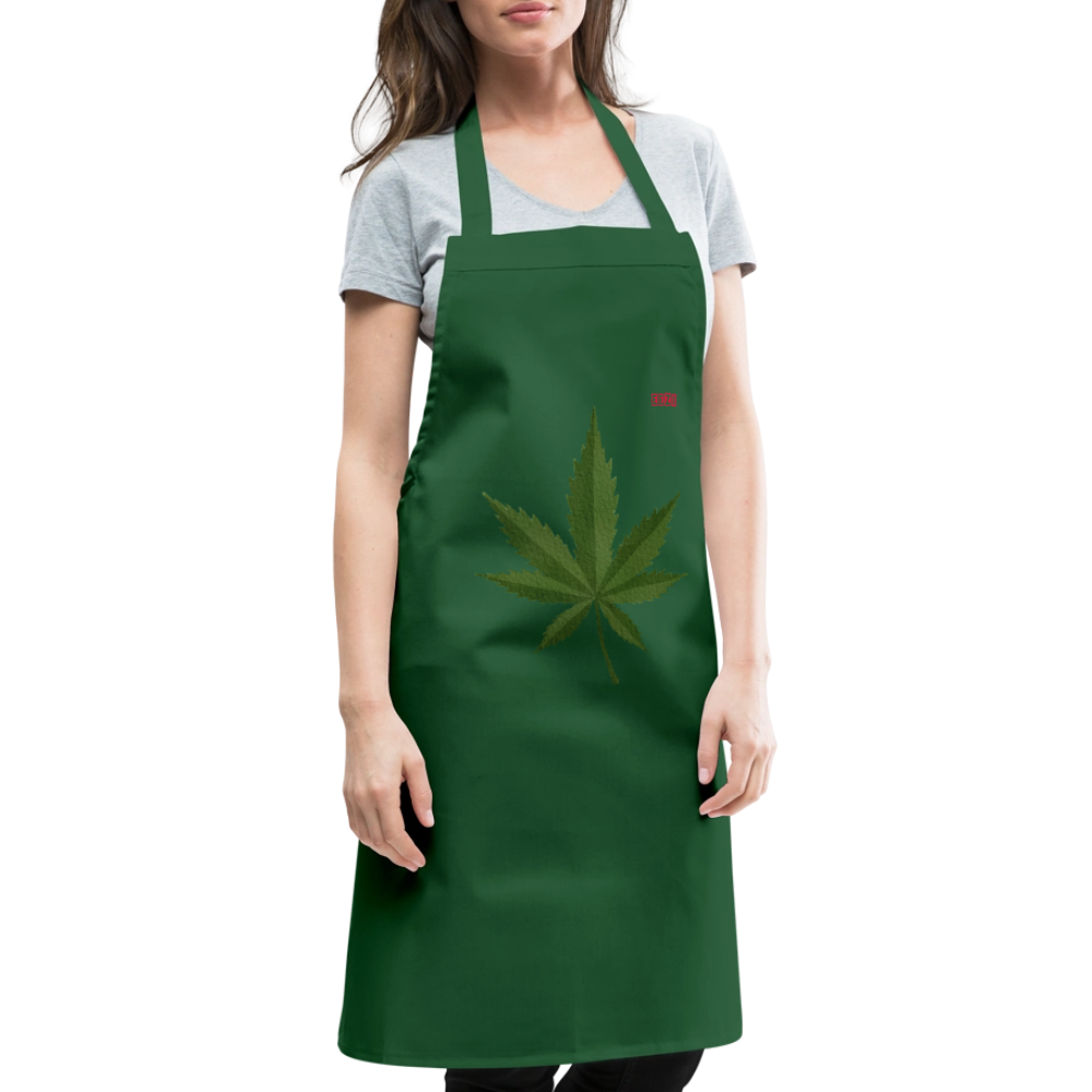 Cooking Apron HERB TIME - green