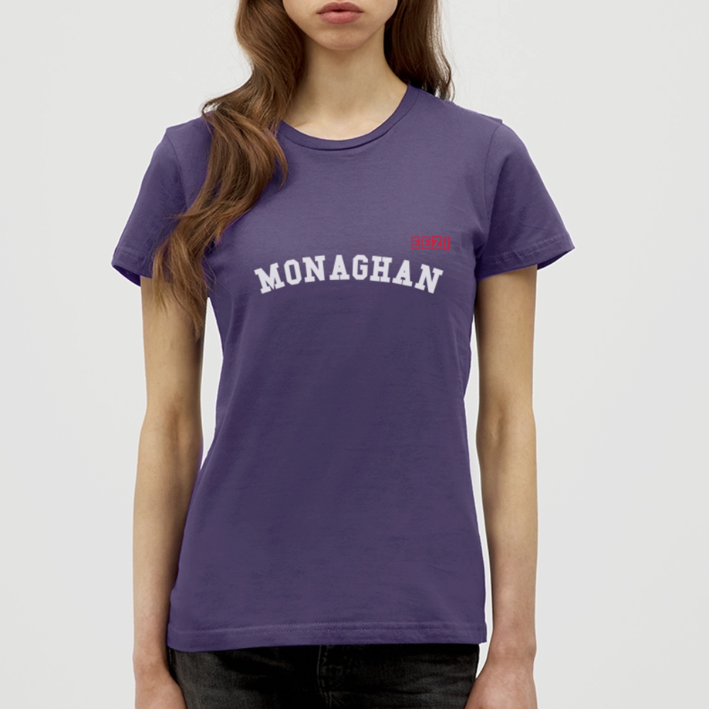 Women's T-Shirt Monaghan Ireland Ladies Tee - dark purple