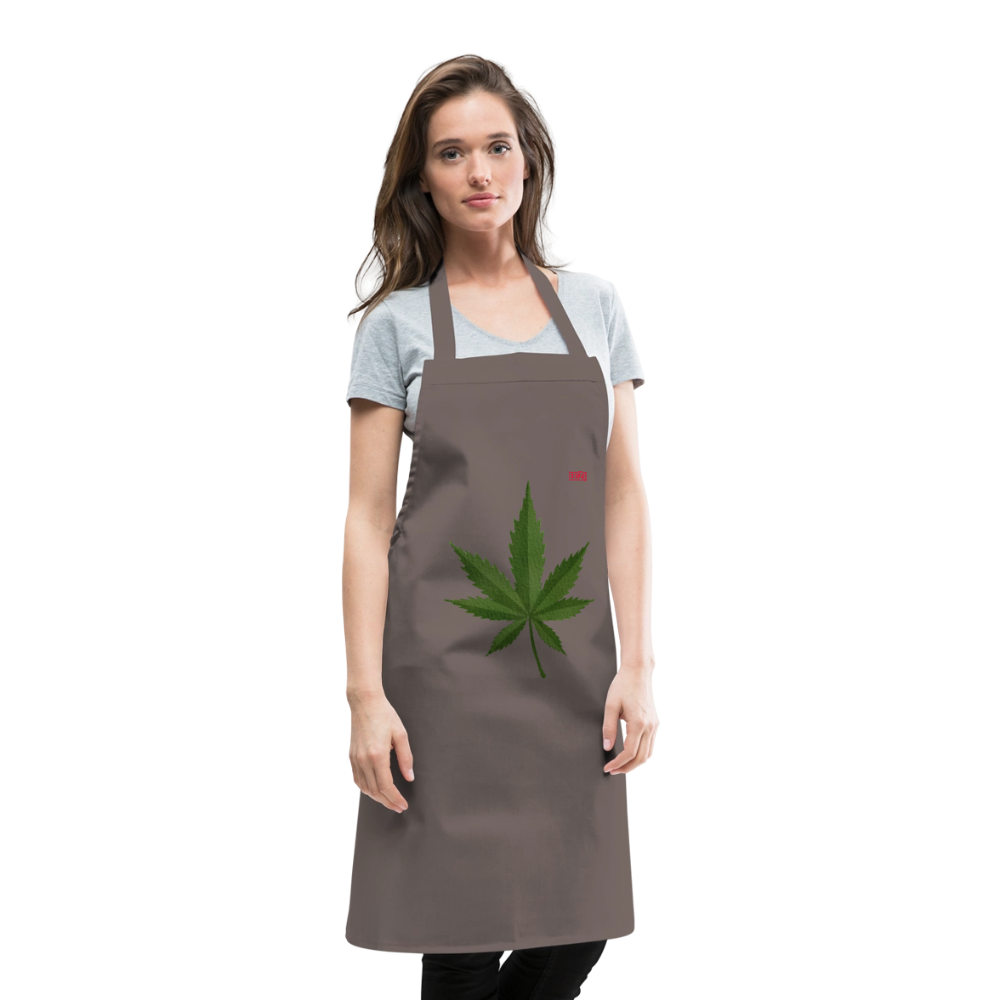 Cooking Apron HERB TIME - grey