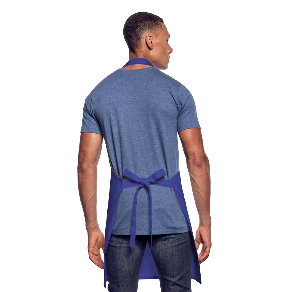 Cooking Apron HERB TIME - royal blue