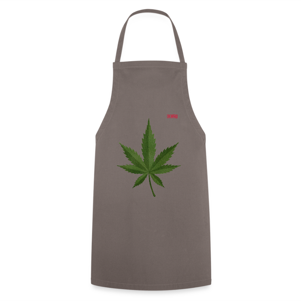 Cooking Apron HERB TIME - grey