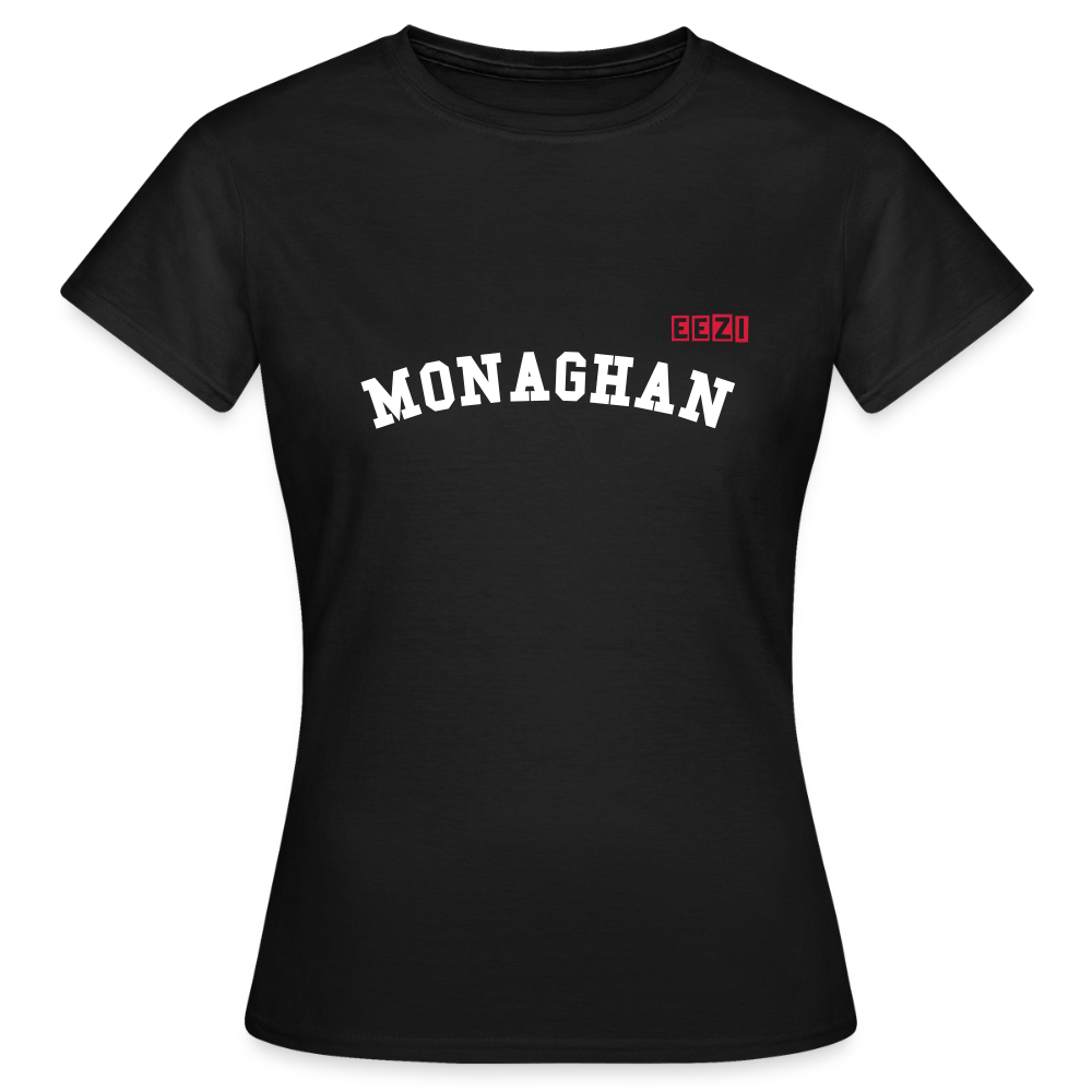 Women's T-Shirt Monaghan Ireland Ladies Tee - black
