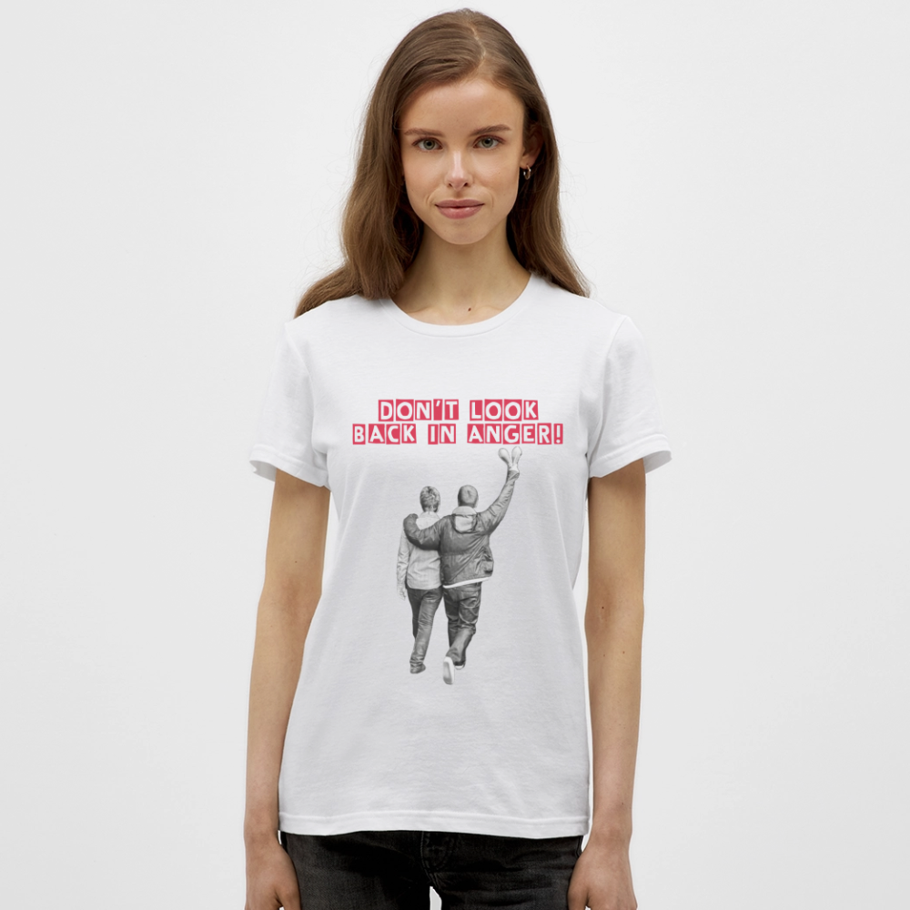 EEZI DONT LOOM BACK WOMENS T-Shirt - white