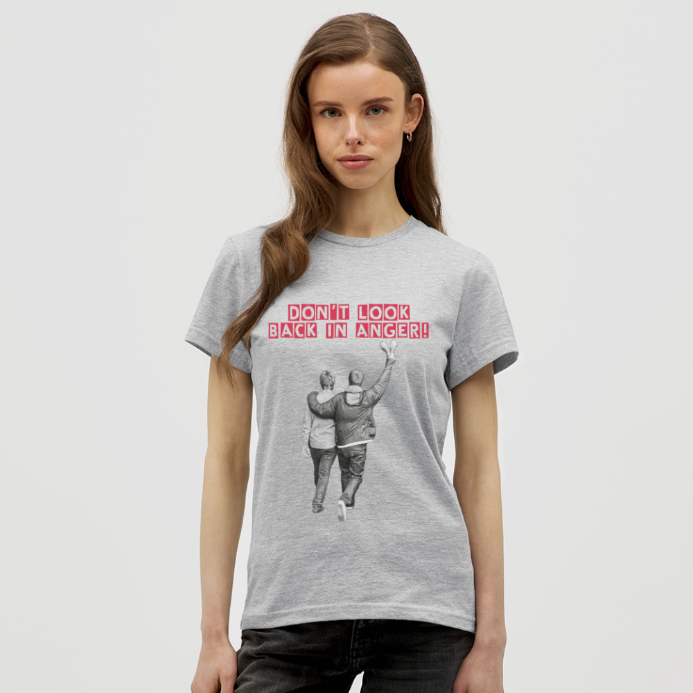 EEZI DONT LOOM BACK WOMENS T-Shirt - heather grey