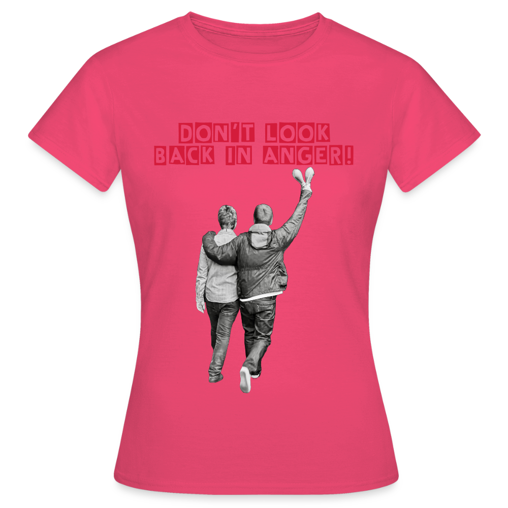 EEZI DONT LOOM BACK WOMENS T-Shirt - azalea
