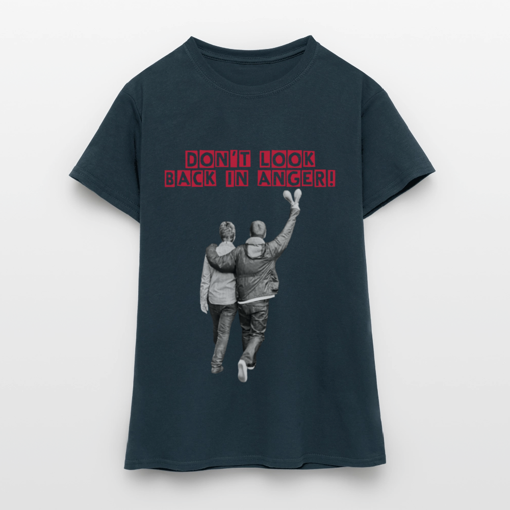 EEZI DONT LOOM BACK WOMENS T-Shirt - navy