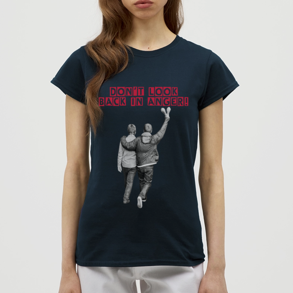 EEZI DONT LOOM BACK WOMENS T-Shirt - navy
