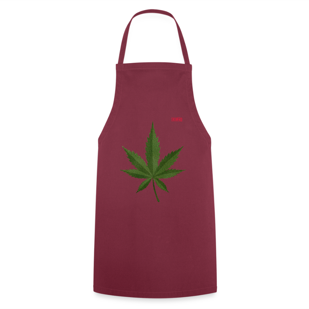 Cooking Apron HERB TIME - bordeaux