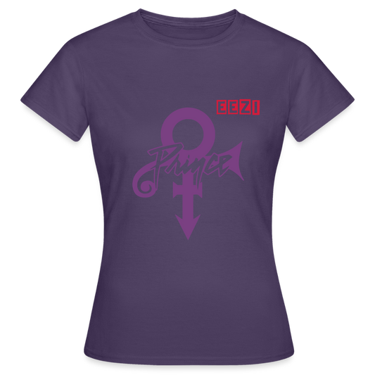 Women's T-Shirt Ladies Prince Logo - dark purple