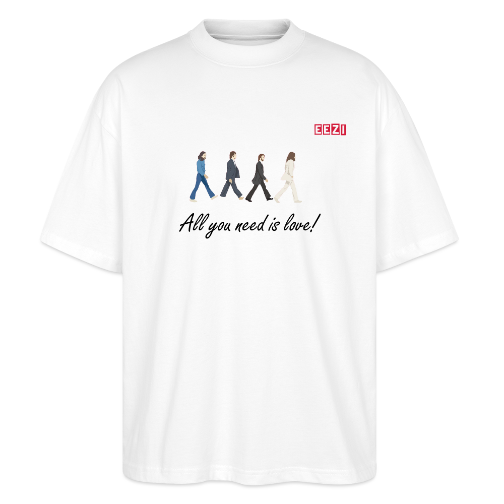 Stanley/Stella Oversized Unisex Organic T-shirt Blaster BEATLES - white