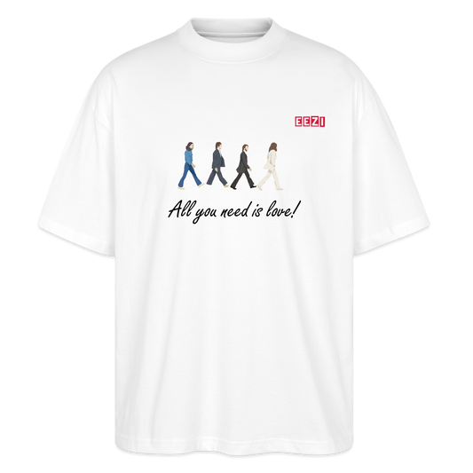Stanley/Stella Oversized Unisex Organic T-shirt Blaster BEATLES - white