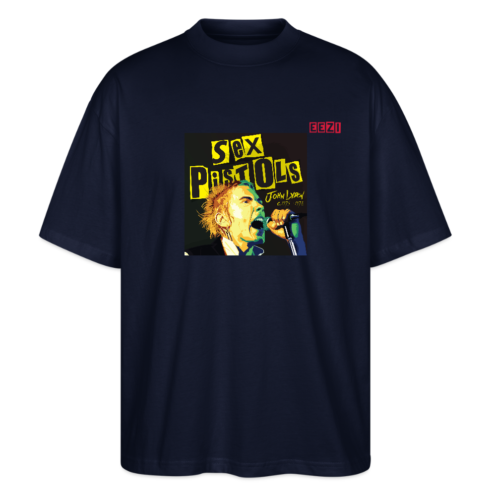 Stanley/Stella Oversized Unisex Organic T-shirt Blaster sex pistols - navy