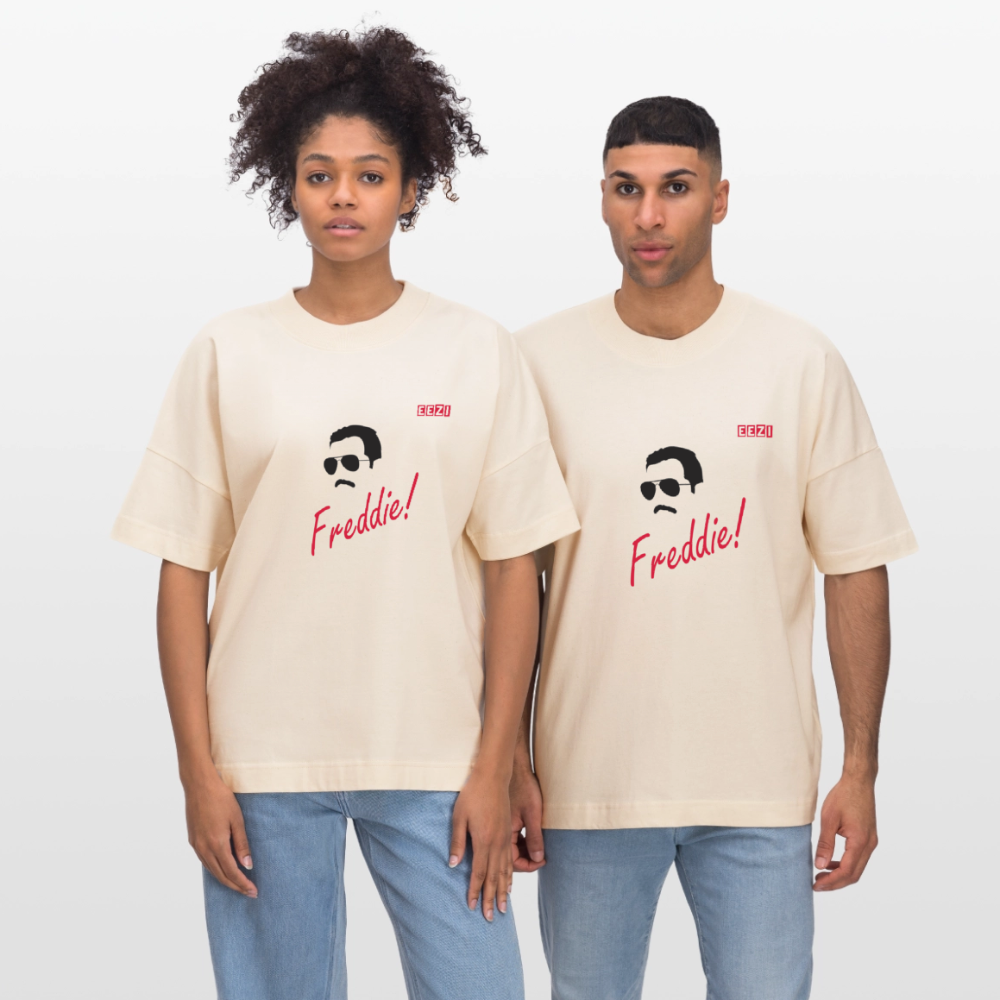 Stanley/Stella Oversized Unisex Organic T-shirt Blaster Freddie - natural raw