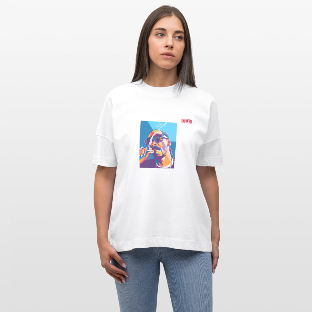 Stanley/Stella Oversized Unisex Organic T-shirt Blaster Snoop - white
