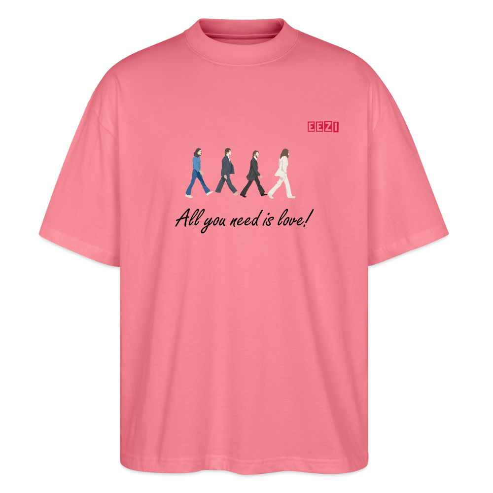 Stanley/Stella Oversized Unisex Organic T-shirt Blaster BEATLES - pink joy 
