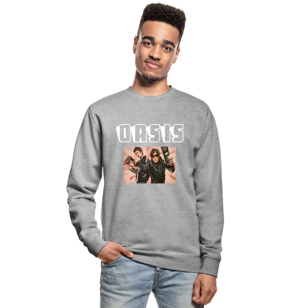Unisex Sweatshirt Oasis Britpop - salt & pepper