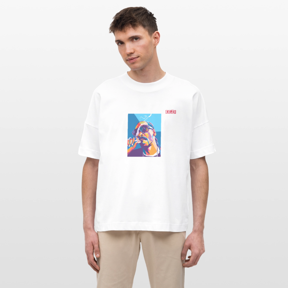 Stanley/Stella Oversized Unisex Organic T-shirt Blaster Snoop - white