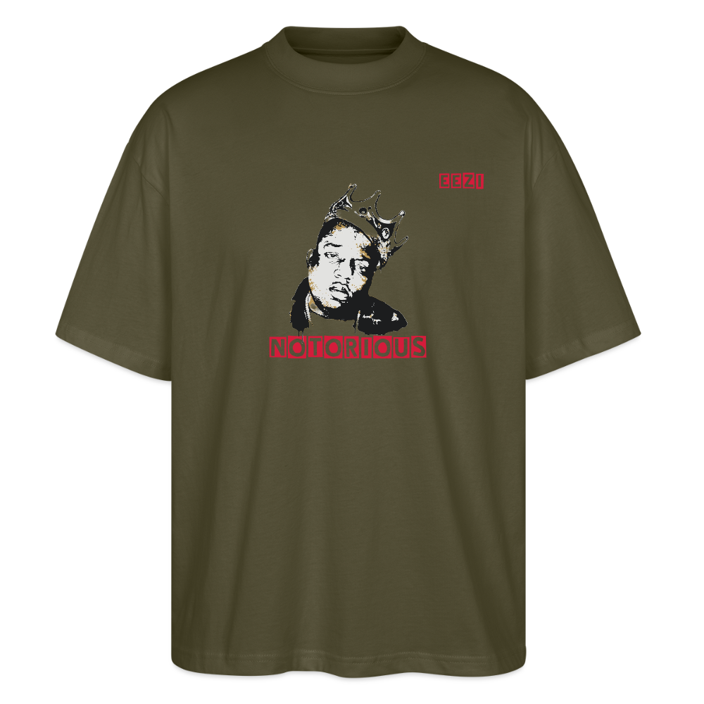 Stanley/Stella Oversized Unisex Organic T-shirt Blaster BIGGIE - khaki
