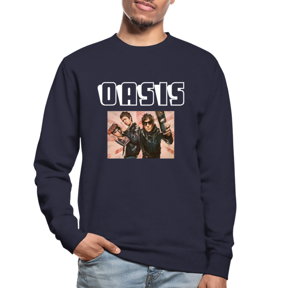 Unisex Sweatshirt Oasis Britpop - navy