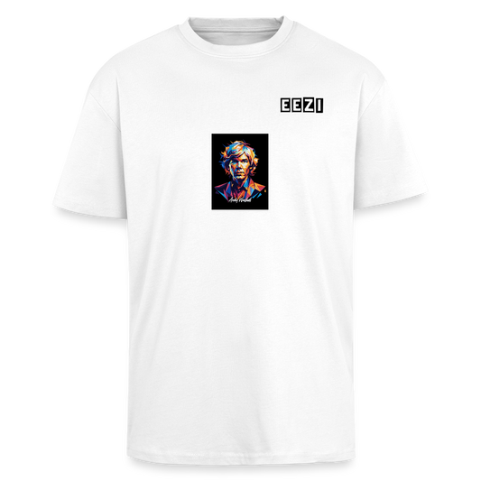 Eezi Warhol colour Heavy Oversized T-Shirt - white