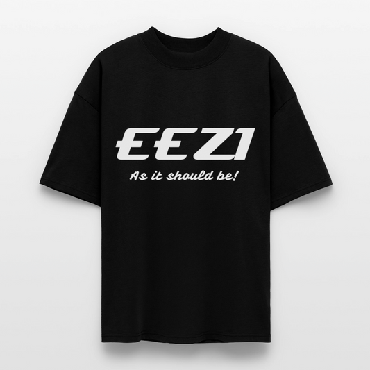 Stanley/Stella Oversized Unisex Organic T-shirt Blaster-EEZI-The way it should be! - black
