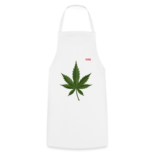 Cooking Apron HERB TIME - white