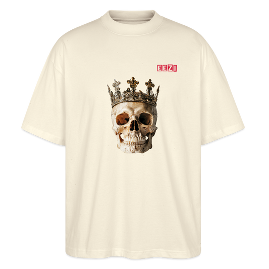EEZI Crown SkullStanley/Stella Oversized Unisex Organic T-shirt Blaster - natural raw