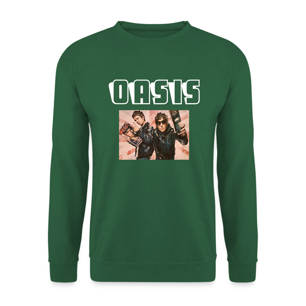 Unisex Sweatshirt Oasis Britpop - green